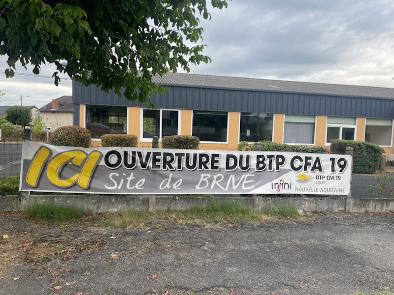 Image de couverture de la page Le CFA-BTP19 vu du côté de Brive-la-gaillarde